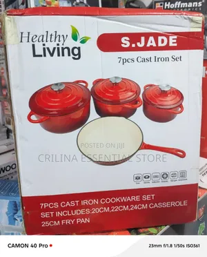 7 Pieces Cast Iron Dutch Set