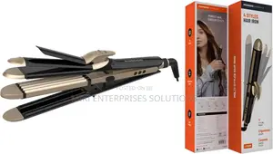 Porodo 4-in-1 Hair Curler -Black