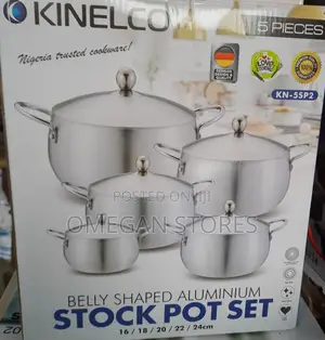 Kinelco 5pcs Aluminium Pot