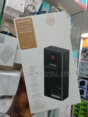 Romoss Pea 40pro 40,000mah 65wtt