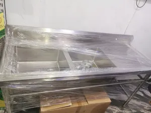 Commercial Sink Double With Side