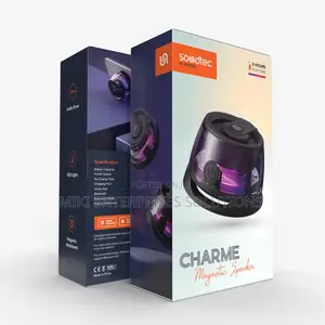 Porodo Soundtec Charme Magnetic Speaker With RGB Led Light.