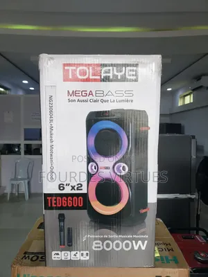 Mega Bass Portable Sound System 8000w