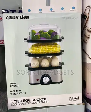 Egg Cooker/ Vegetable Steamer 3-Tier