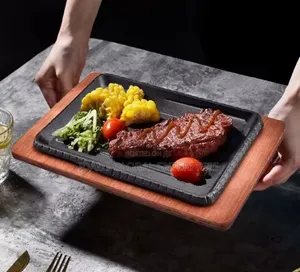 Square Cast Iron Sizzling Plate