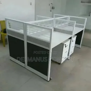 Workstation by 4 and Mobile Drawer
