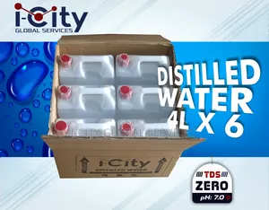 Distilled Water 4l X 6