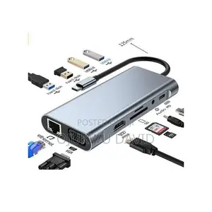 Type-C to HDTV Multi Function Adapter 11 in 1