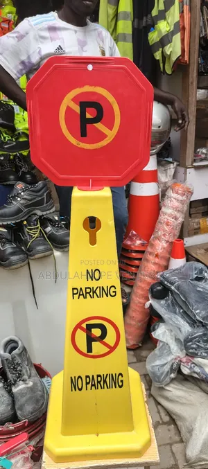 No Parking Caution Signs