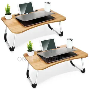 Foldable Bed Laptop Table With Cup Holder Comfort Convenience in One