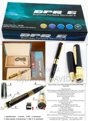 Spy Pen Camera 1080p Hd Recording Pen