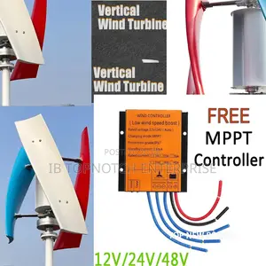Act Now: Cut the Cord to High Utilities With 5kw 48v Vertical Turbine