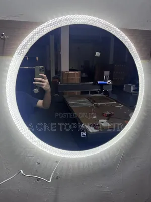 Led Mirror (Crystal Stone Design) 3 Colours