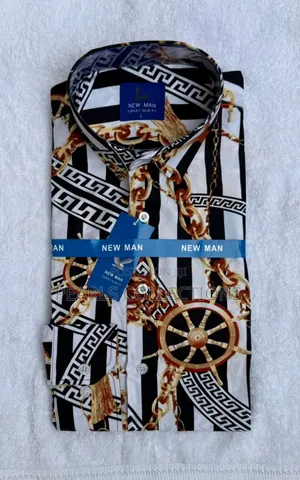 Men Versace Print Corporate Shirt