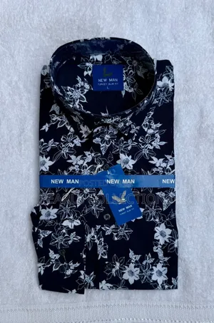 Blue Color Dress Shirt for Men