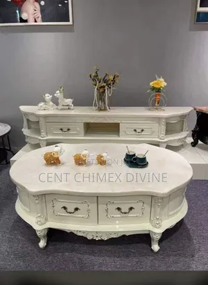Royal Like Tv Console and Set