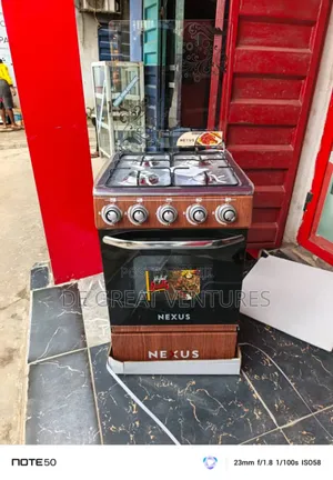 Brand New Nexus(50×50)4-Borner All Gas Standing Gas Cooker√Wooden Type