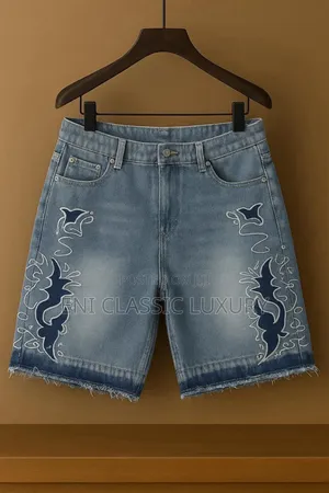 Pure Quality Luxury Men's Cargo Short Jeans Well Branded