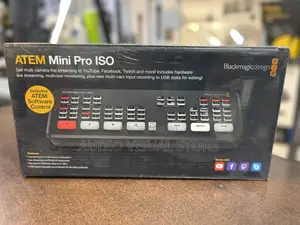 Blackmagic Design Atem Mini Pro Iso Hdmi Live Stream Switcher