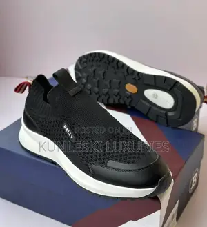 Original Bally Men Black Casual Sneakers