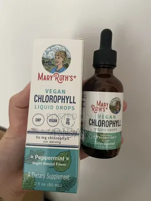 Chlorophyll Liquid Drops With Copper and Peppermint