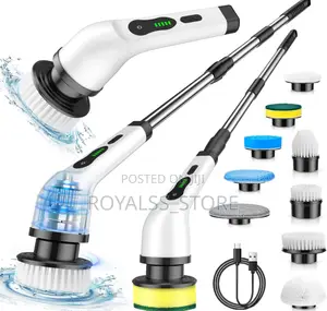 Rechargeable Spin Scrubber Cleaning Brush