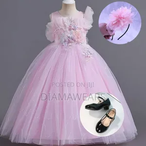 Pink Princess Birthday Full Ball Gown