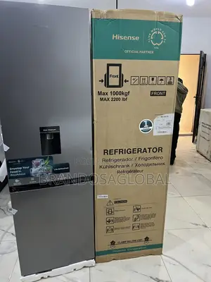 Hisense 264 Litres Bottom Freezer Refrigerator With Dispenser -1yr