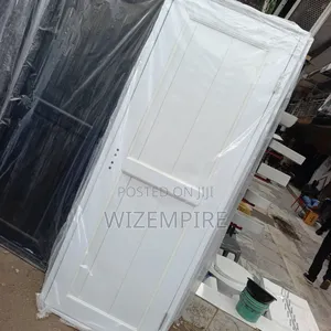 Toilet White and Brown PVC Doors Available