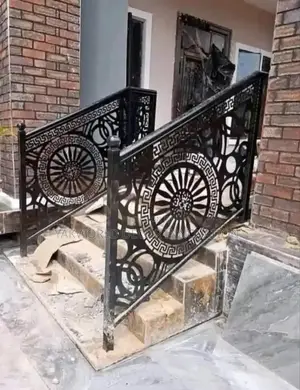 Rough Iron Handrails