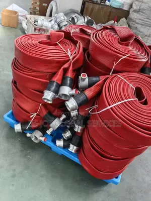 Duraline Rubber Fire Hose With Aluminium Couplings 23m 2.5"