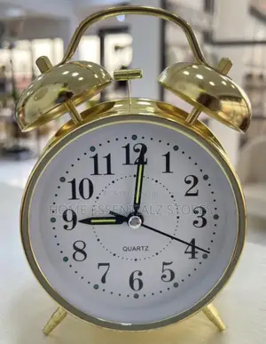 Traditional Alarm Table Clock With Night Led Display