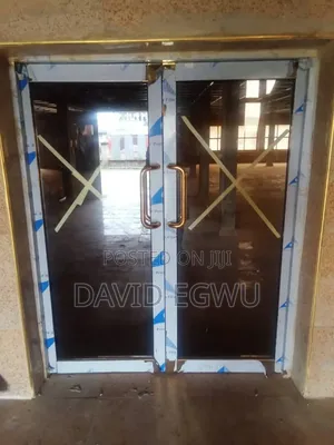 Glass Door With Stainless Frame