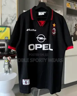 Ac Milan Black Retro Vintage