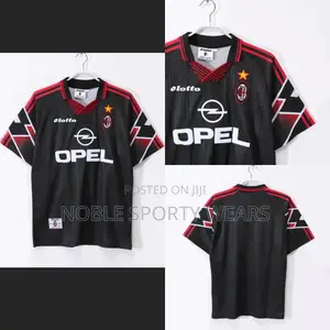 Ac Milan Black Retro Vintage