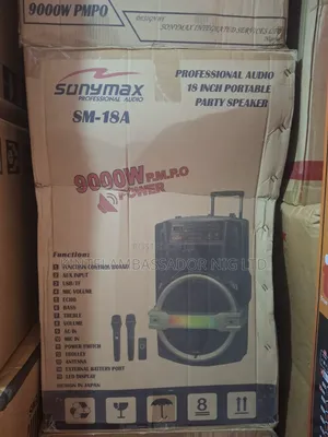18" Sonymax Professional Public Address System