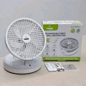 2-in-1 Portable Foldable Fan | Table Wall Mount With Remote