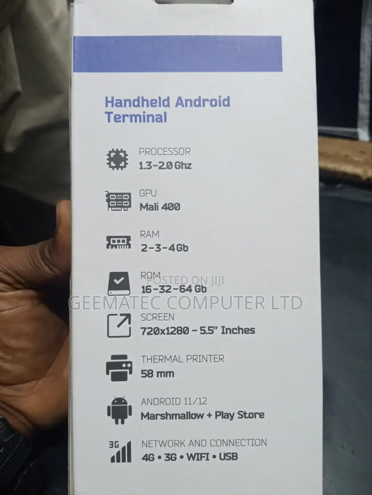 Handheld Android Terminal