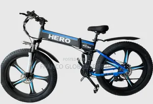 Foldable Hero Electric Blue Bicycle