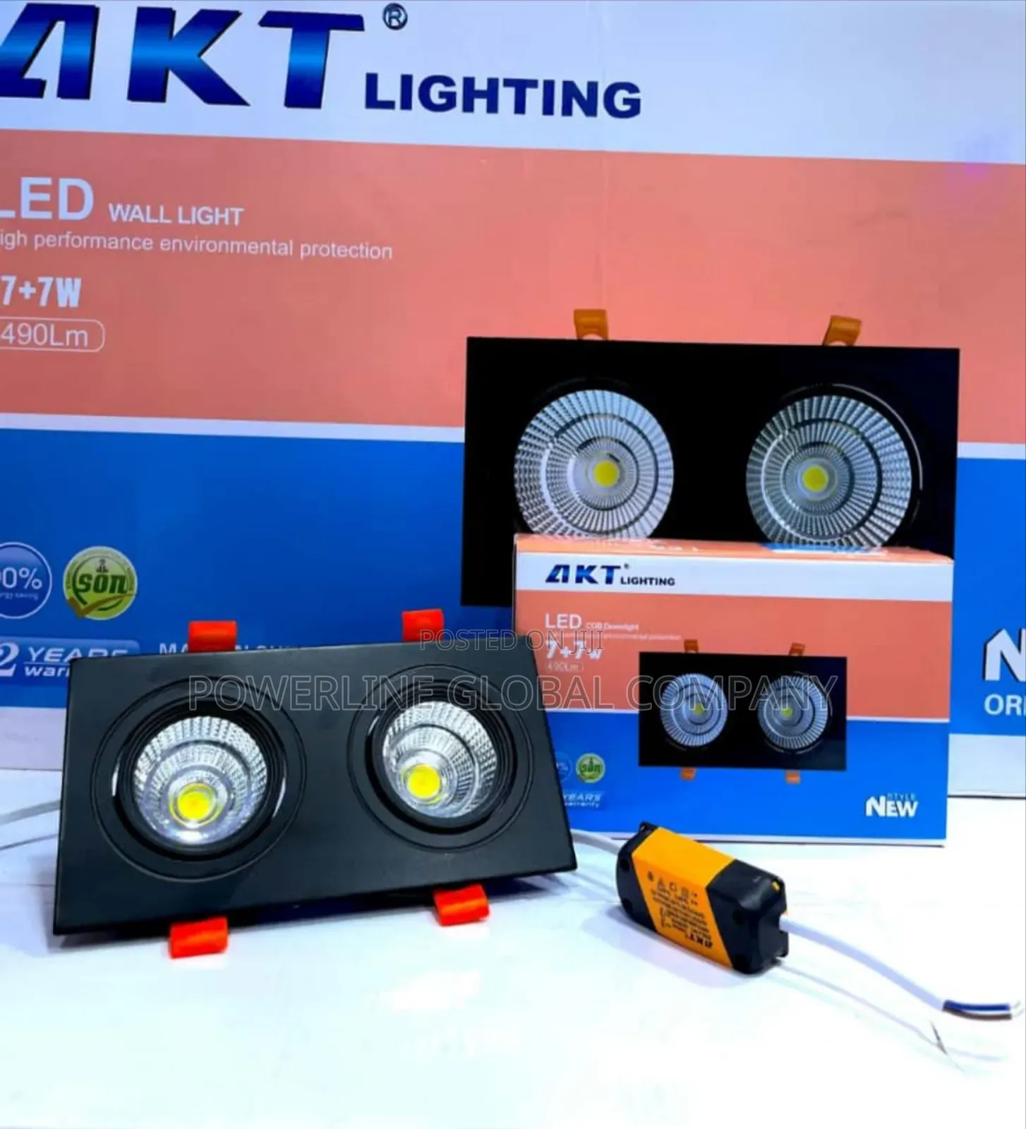 Ceiling Fitting Double Light Double Colour Get From Powerline Global
