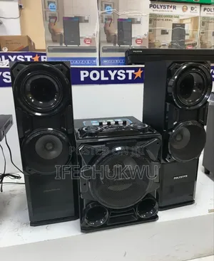 Original Polystar 2 in 1 Home Theater System With Led Light Display