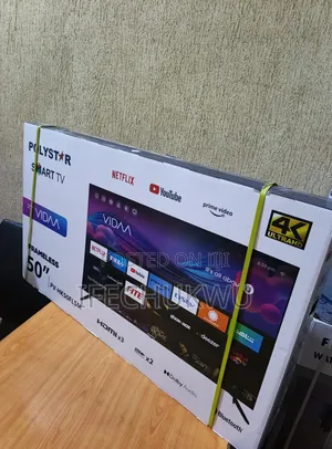 Original Polystar Tv 50" 4kultrahd Smart Netflix Youtube Bluetooth Usb