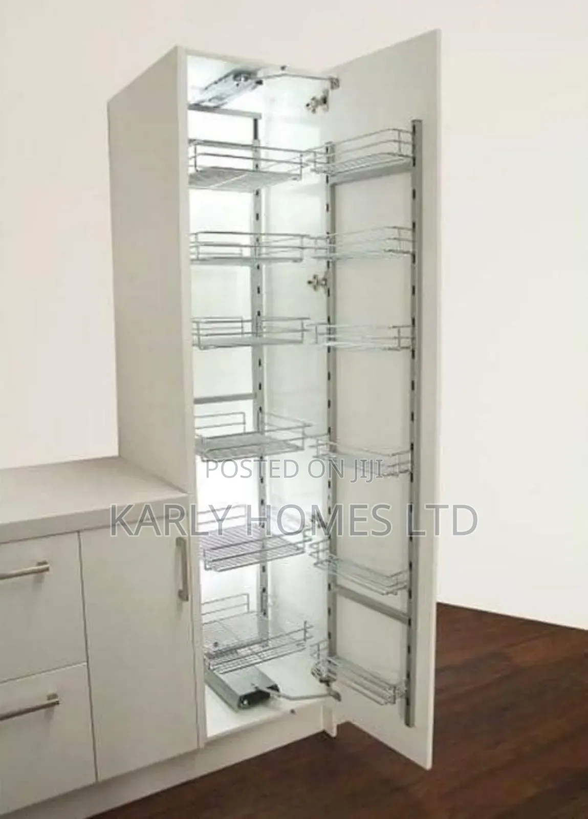 Modern Ring Design Kitchen Pantry – Stylish Space-Saving!