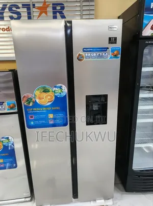 Original Polystar 550litters Side by Side Inverter Fridge Freezer