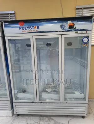 Original High Quality Polystar Showcase Glass 3 Doors (100%Copper)