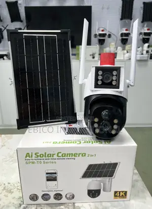 Solar Powered Wi-Fi Security Camera – 1080p Hd, Night Vision