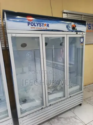 Original Quality Brand New Polystar Showcase Glass 3 Doors (100%Copper