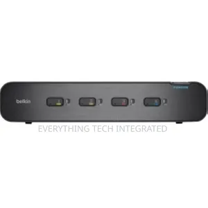 Belkin 2nd Gen Universal Secure 4-Port Dual-Head KVM W/Cac