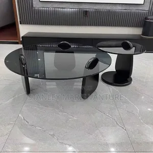 Brand New Glass Top Center Table Set