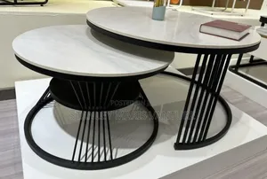 Marble Top Center Table 2in1